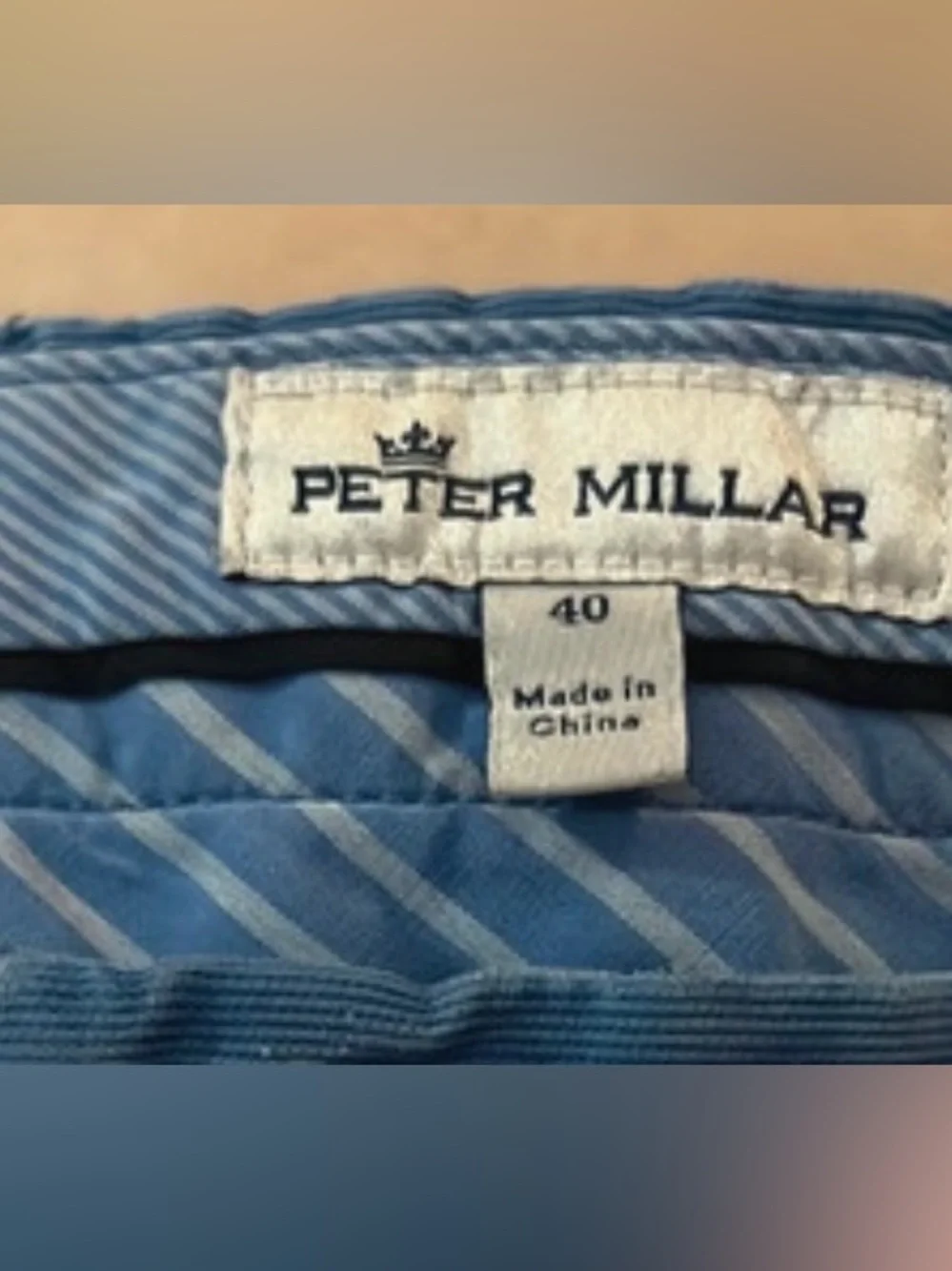 Peter Millar tailored flat